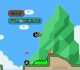 Super Mario World - Chomp Title Screen
